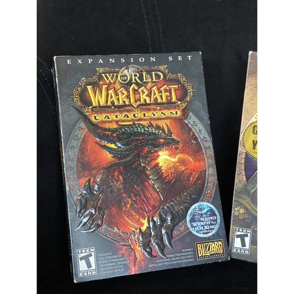 Lot of 3 World of Warcraft Box PC Complete Cataclysm Wrath of the Lich King - Picture 3 of 4